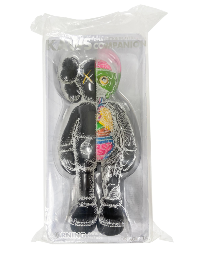 KAWS, Medicom Toy Flayed Companion Black Available For Immediate KAWS, Medicom Toy Flayed Companion Black Available For Immediate